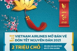 VIETNAM AIRLINES MỞ BÁN VÉ TẾT TÂN SỬU 2021