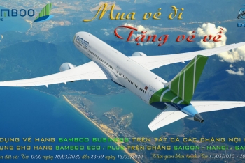 Bamboo Airways khuyến mại: MUA VÉ ĐI TẶNG VÉ VỀ 